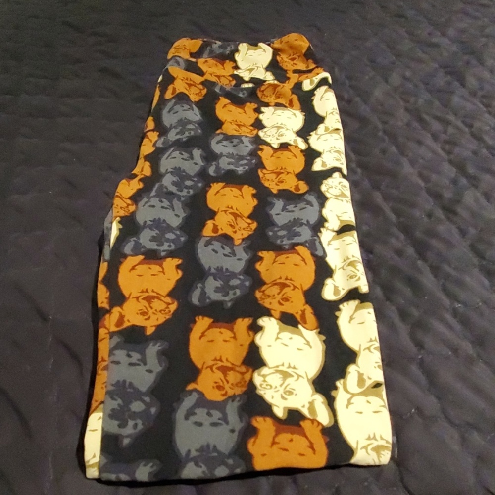 Lularoe OS French Bulldog Leggings - RARE